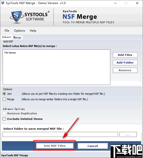 SysTools NSF Merge(NSF文件合并工具)