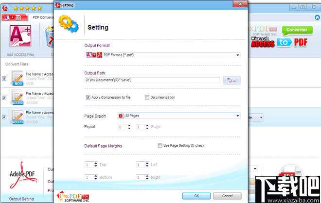 FoxPDF Access to PDF Converter(Access转PDF格式转换器)