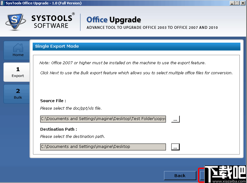 SysTools Office Upgrade(office文档版本升级软件)