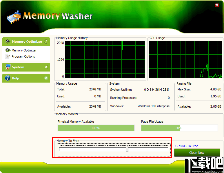 Memory Washer(内存清理优化工具)