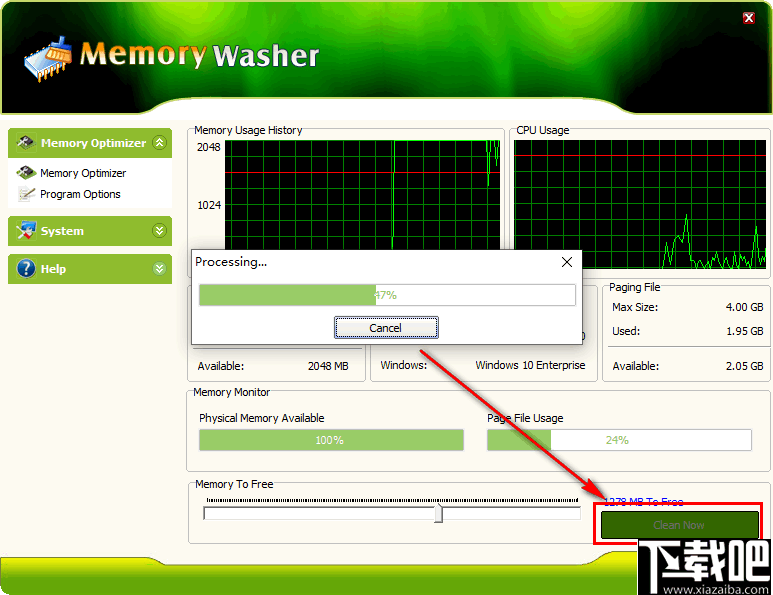 Memory Washer(内存清理优化工具)