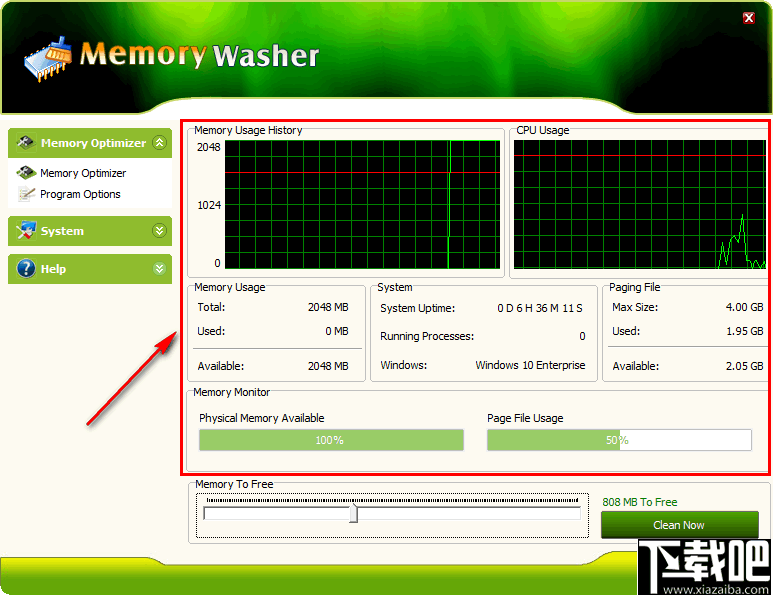 Memory Washer(内存清理优化工具)