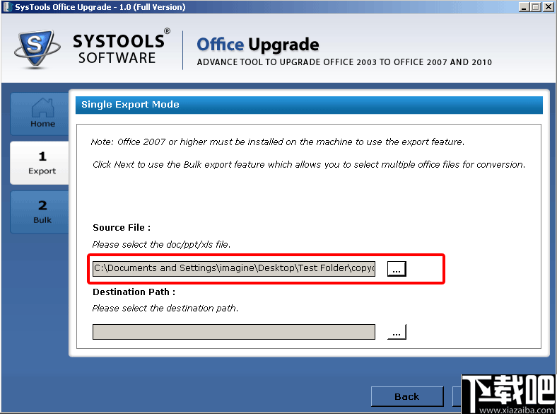 SysTools Office Upgrade(office文档版本升级软件)