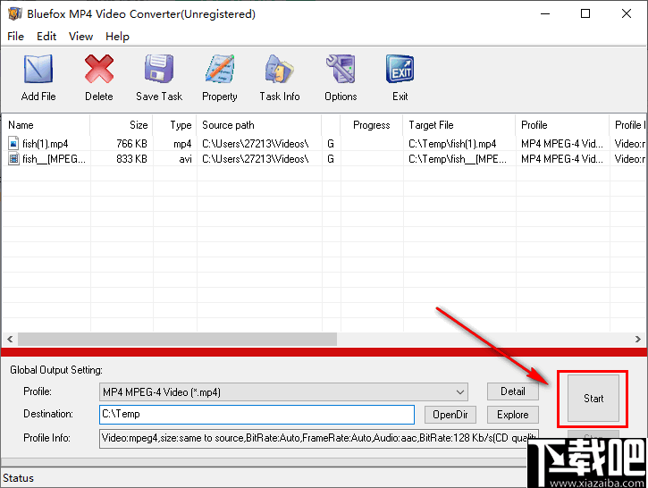 Bluefox MP4 Video Converter(mp4视频格式转换器)