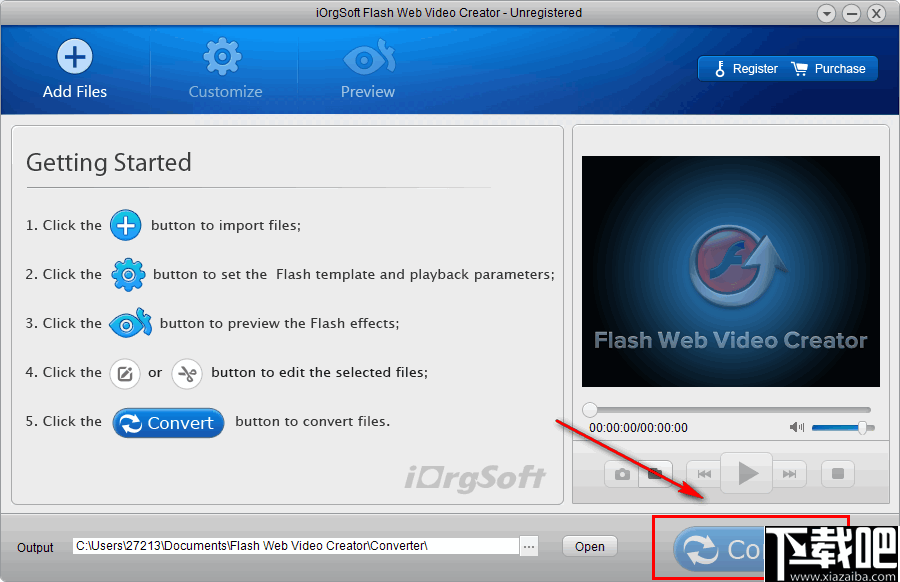 iOrgsoft Flash Web Video Creator(多功能视频格式转Flash工具)