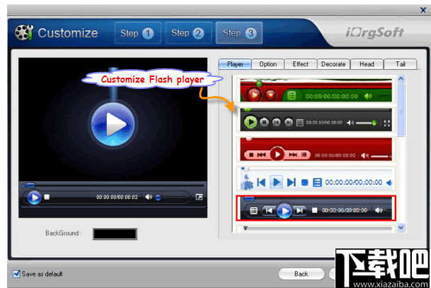 iOrgsoft Flash Web Video Creator(多功能视频格式转Flash工具)