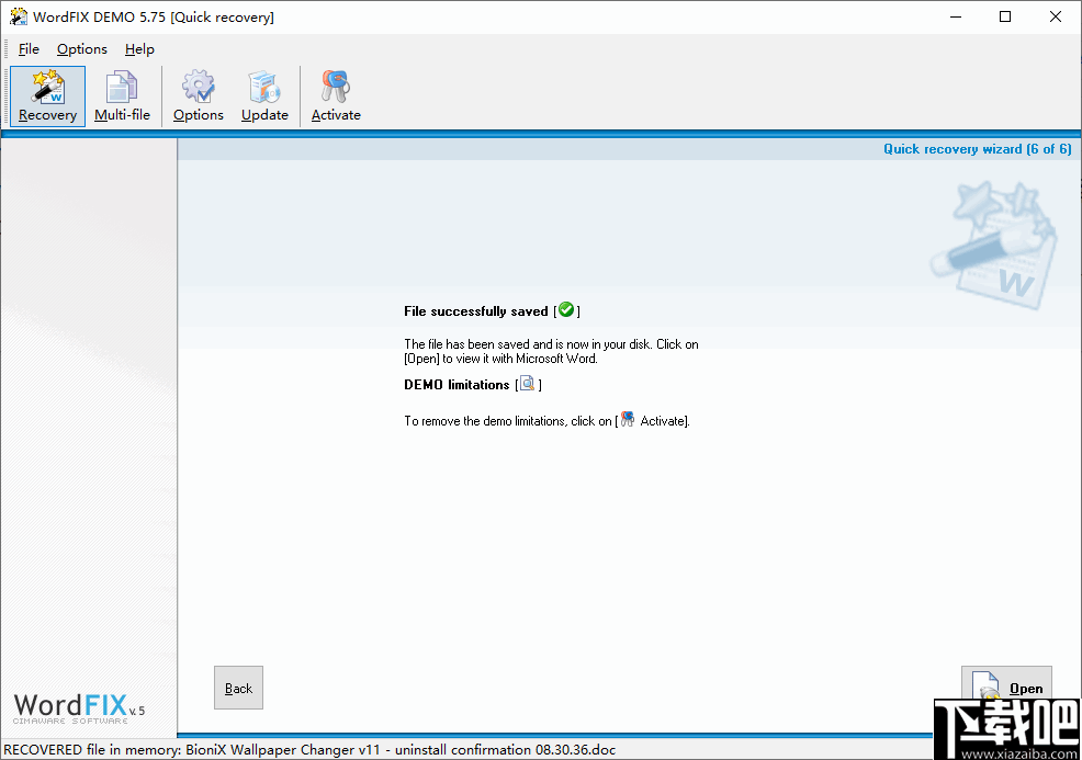 Cimaware OfficeFIX Pro(常用办公文件修复软件)