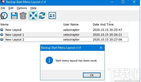 Backup Start Menu Layout(Win10备份开始菜单布局)