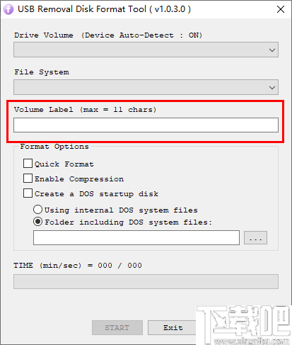 USB Removal Disk Format Tool(格式化修复U盘)