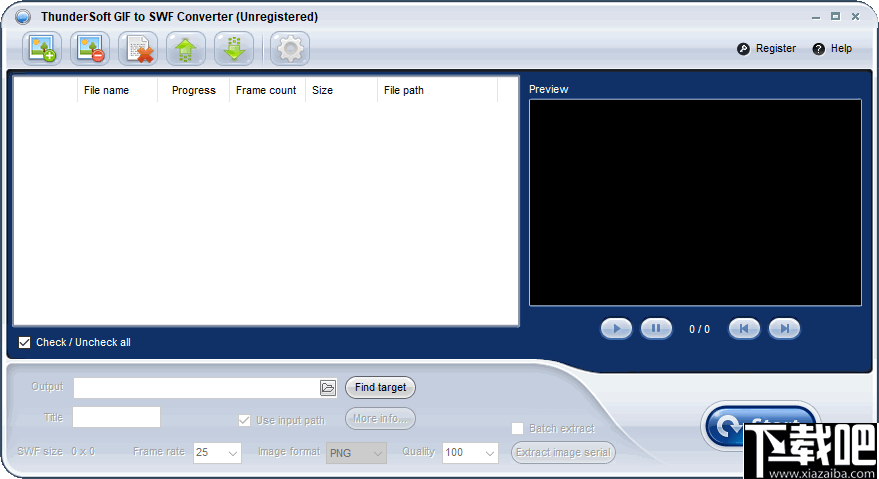 ThunderSoft GIF to SWF Converter(GIF转SWF转换器)