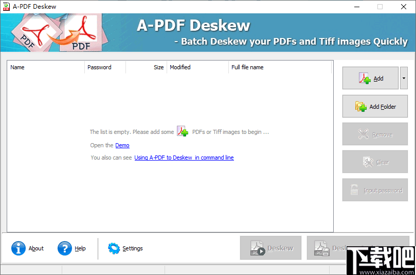 A-PDF Deskew(扫描图像倾斜校正软件)