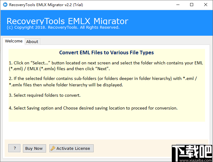 RecoveryTools EMLX Migrator(EMXL转换器)