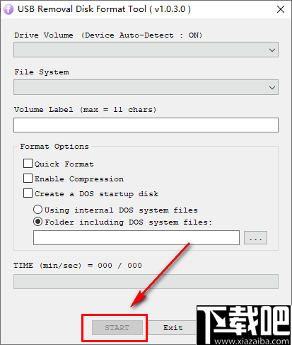 USB Removal Disk Format Tool(格式化修复U盘)