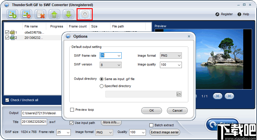 ThunderSoft GIF to SWF Converter(GIF转SWF转换器)