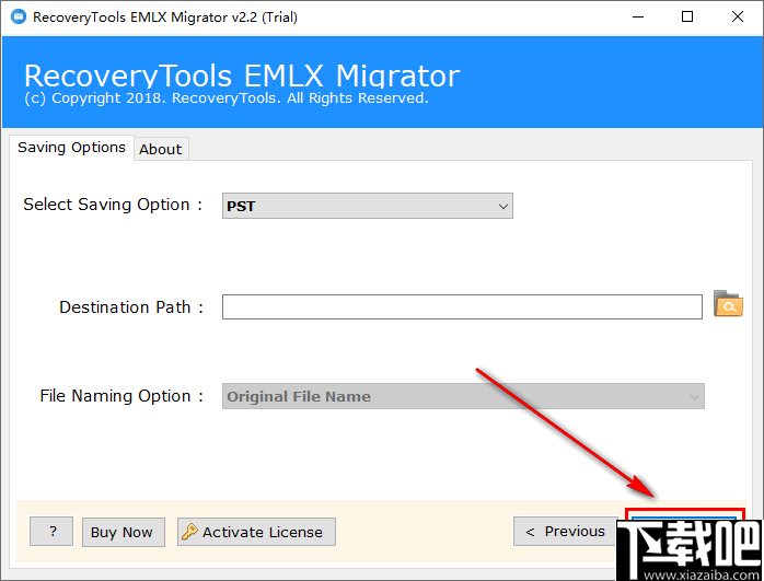 RecoveryTools EMLX Migrator(EMXL转换器)