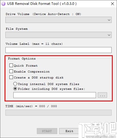 USB Removal Disk Format Tool(格式化修复U盘)