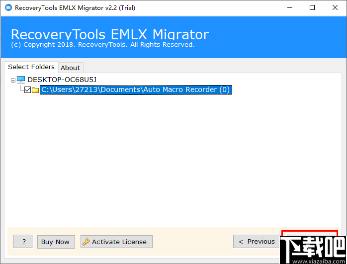 RecoveryTools EMLX Migrator(EMXL转换器)