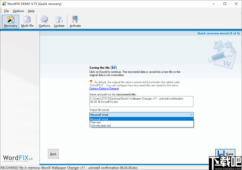 Cimaware OfficeFIX Pro(常用办公文件修复软件)