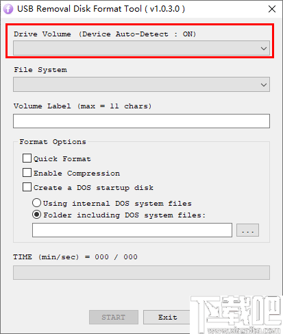 USB Removal Disk Format Tool(格式化修复U盘)