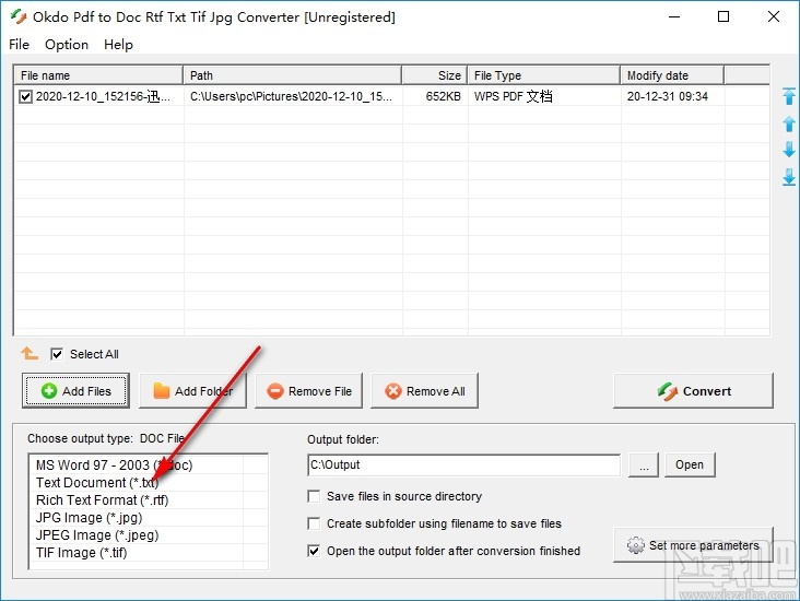 Okdo Pdf to Doc Rtf Txt Tif Jpg Converter