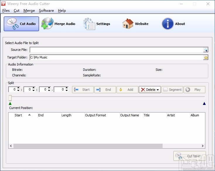 Weeny Free Audio Cutter(音频剪切器)