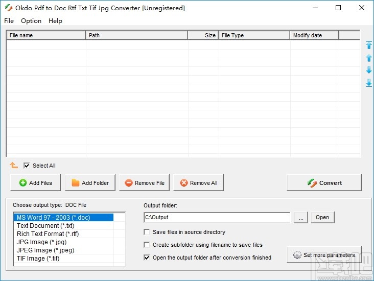 Okdo Pdf to Doc Rtf Txt Tif Jpg Converter