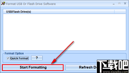 Format USB Or Flash Drive Software(U盘格式化工具)