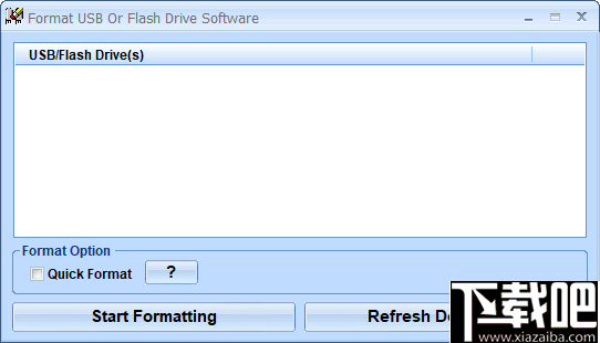 Format USB Or Flash Drive Software(U盘格式化工具)