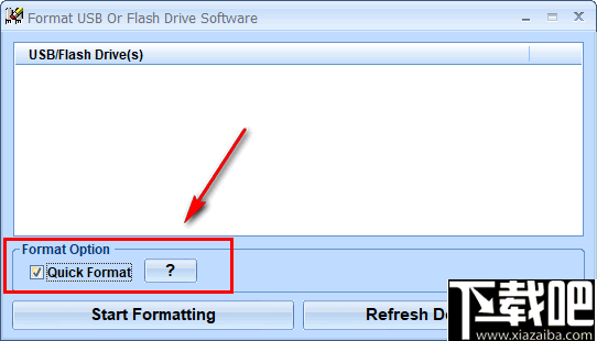 Format USB Or Flash Drive Software(U盘格式化工具)