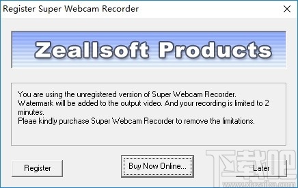 Zeallsoft Super Webcam Recorder(摄像头录制软件)