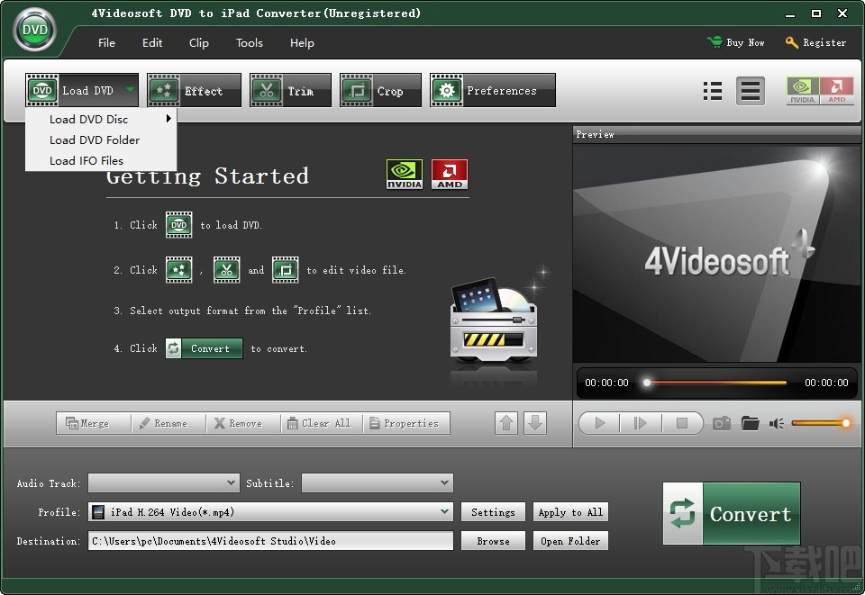 4Videosoft DVD to iPad(DVD转iPad软件)