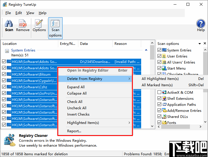 Registry TuneUp(注册表清理工具)