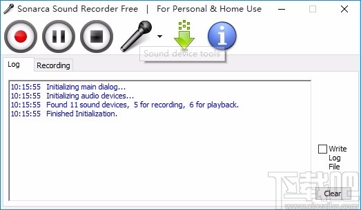 Sonarca Sound Recorder Free(mp3录音软件)