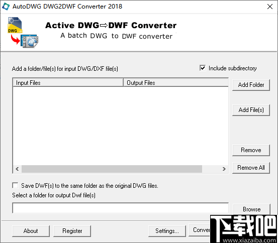 AutoDWG DWG2DWF Converter(DWG转DWF软件)