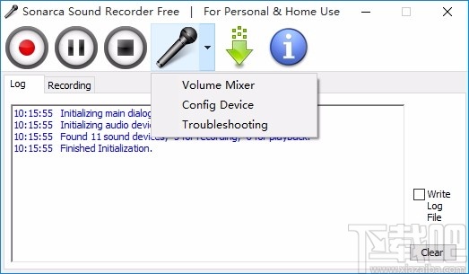 Sonarca Sound Recorder Free(mp3录音软件)