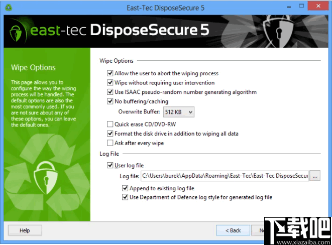 east-tec DisposeSecure(多功能磁盘数据擦除工具)