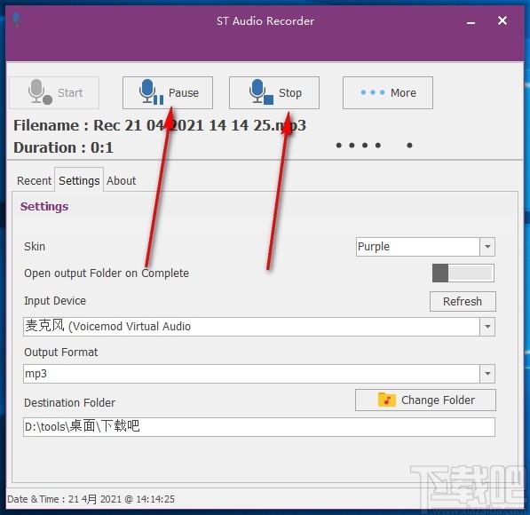 ST Audio Recorder(音频录制工具)