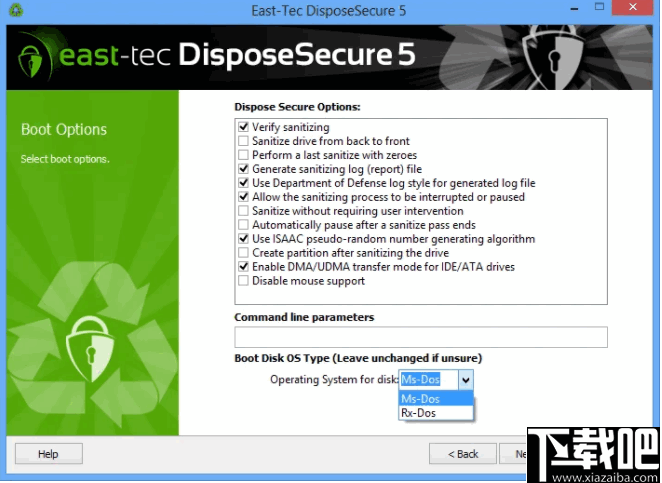 east-tec DisposeSecure(多功能磁盘数据擦除工具)