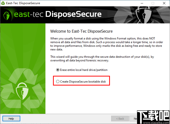 east-tec DisposeSecure(多功能磁盘数据擦除工具)