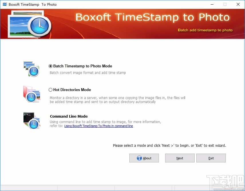 Boxoft TimeStamp to Photo(图片时间戳添加软件)