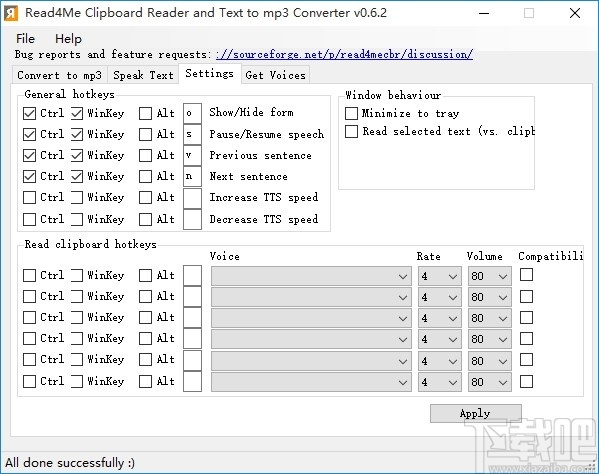 Read4Me Clipboard Reader(剪贴板文字转语音工具)