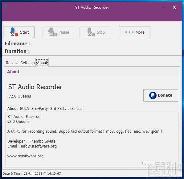 ST Audio Recorder(音频录制工具)