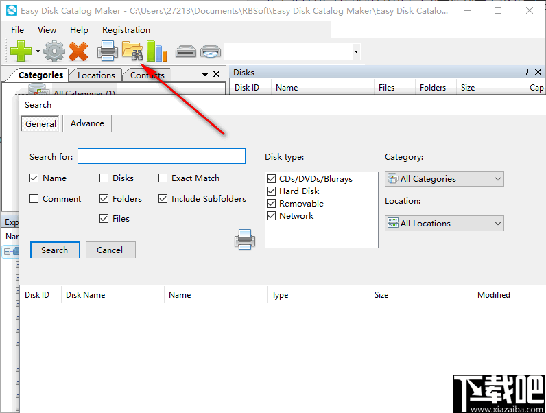 Easy Disk Catalog Maker(磁盘管理和索引工具)