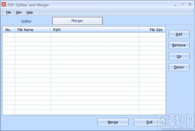 PDF Splitter and Merger(PDF分割合并软件)