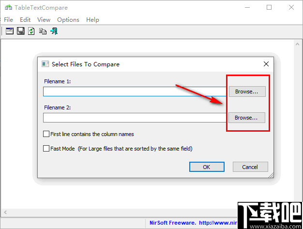 TableTextCompare(文件内容比较工具)