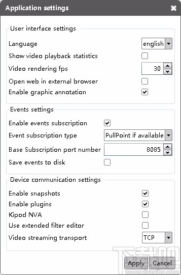 ONVIF Device Manager(网络视频客户端)