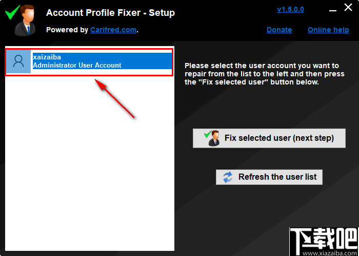 Account Profile Fixer(帐户设定档修复工具)