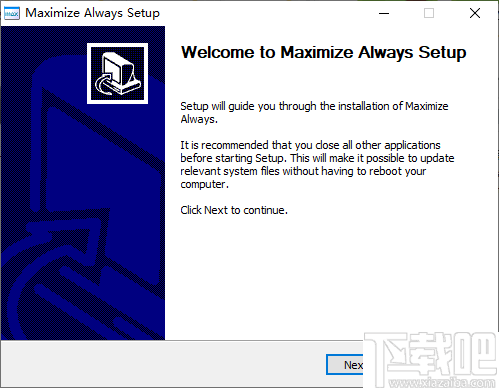 Maximize Always(程序窗口最大化管理工具)