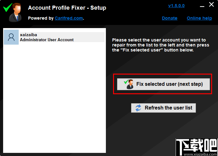 Account Profile Fixer(帐户设定档修复工具)