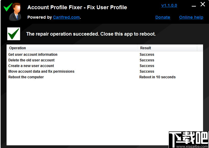 Account Profile Fixer(帐户设定档修复工具)